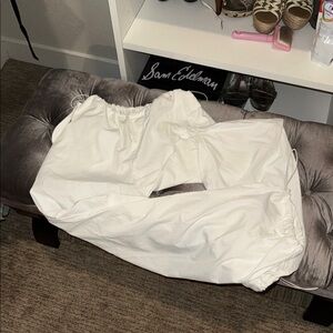 🤍❤️🤍❤️White Parachute 🪂 Pants XS❤️🤍🤍